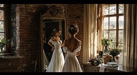 affordable elegant wedding dress