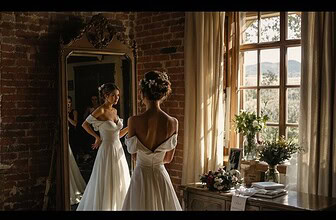 affordable elegant wedding dress