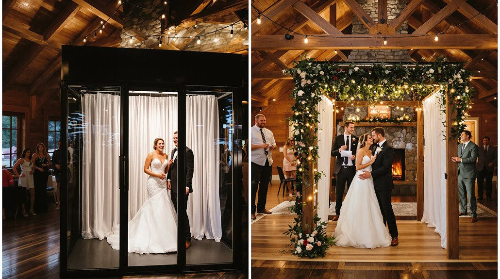 Open Air vs. Enclosed Photo Booth: Which Style Fits Your Reception Space?