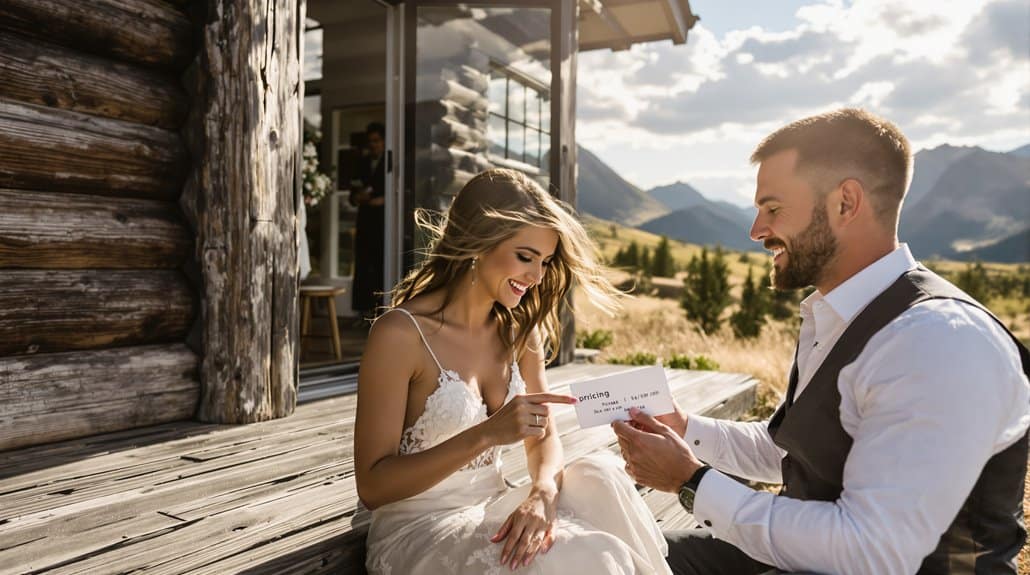 clear pricing for elopements