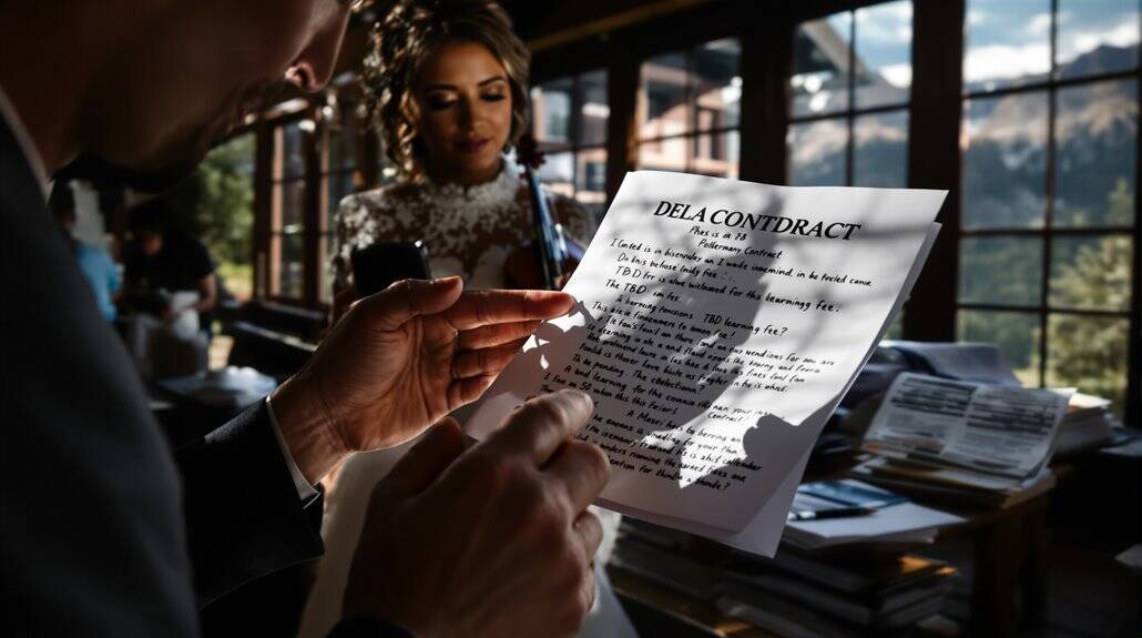 confirm musician agreement details