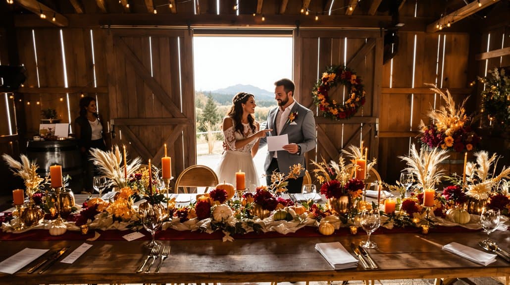 fall wedding budget challenges