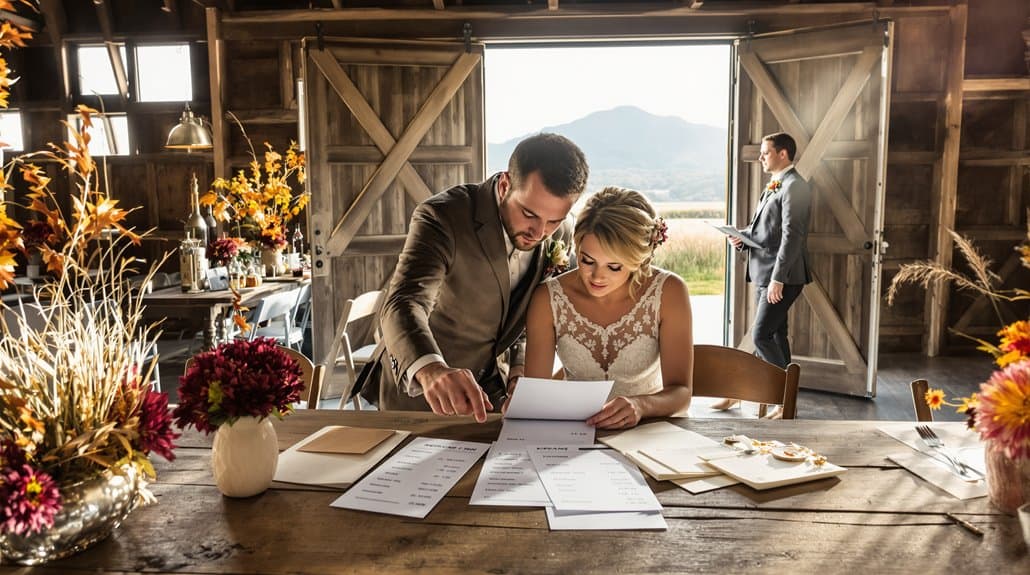 fall weddings save money