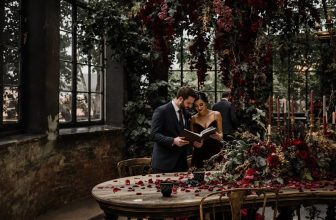 moody floral wedding concepts
