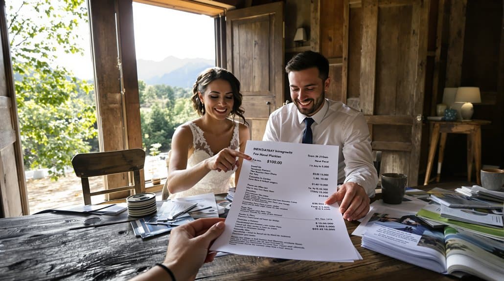 transparent honeymoon planning fees