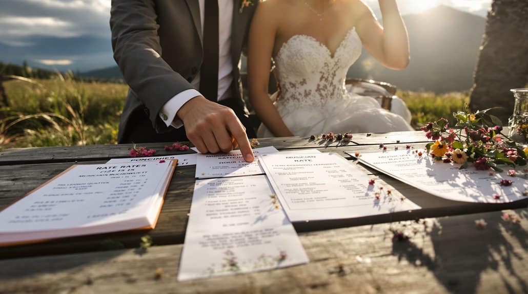 transparent musician pricing process